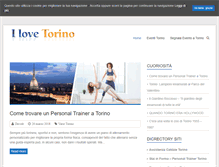 Tablet Screenshot of ilovetorino.com